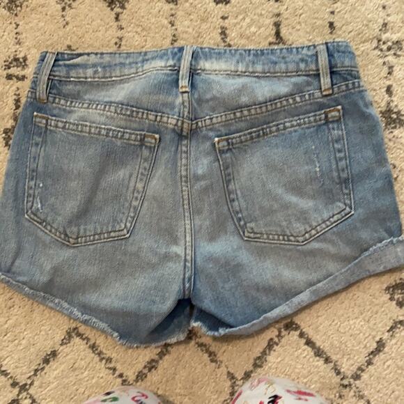 Frame denim distressed shorts sz 24 - Picture 3 of 3